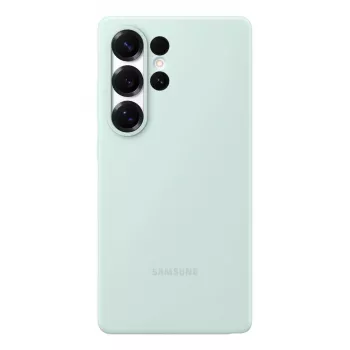 Custodia in silicone Samsung Galaxy S25 Ultra color menta