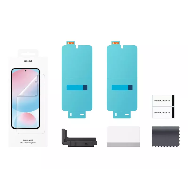 Samsung Pellicola protettiva antiriflesso per display per S24 FE antigraffio trasparente confezione da 2