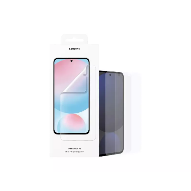 Samsung Pellicola protettiva antiriflesso per display per S24 FE antigraffio trasparente confezione da 2