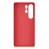 Cover Samsung Galaxy S25 Ultra custodia in silicone rossa monochromatic