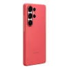 Cover Samsung Galaxy S25 Ultra custodia in silicone rossa monochromatic