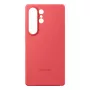 Cover Samsung Galaxy S25 Ultra custodia in silicone rossa monochromatic