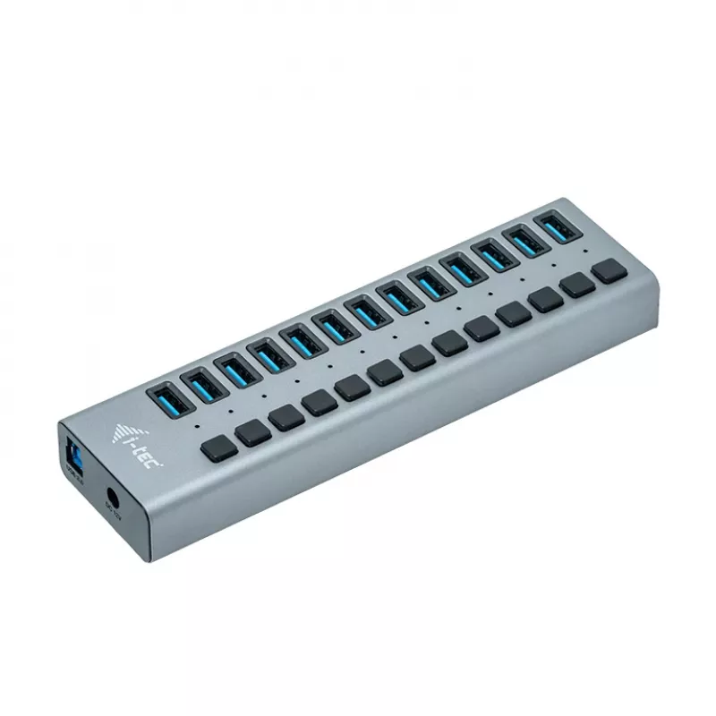 i-tec USB 3.0 Hub di ricarica 13 porte + alimentatore 60 W