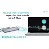 i-tec USB-C Docking station ergonomica in metallo 3x 4K display + Power Delivery 100 W