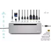 i-tec USB-C Docking station ergonomica in metallo 3x 4K display + Power Delivery 100 W