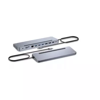 i-tec USB-C Docking station ergonomica in metallo 3x 4K display + Power Delivery 100 W