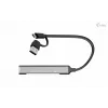 i-tec USB-C/USB-A Hub in metallo 1x USB 3.0 + 3x USB 2.0