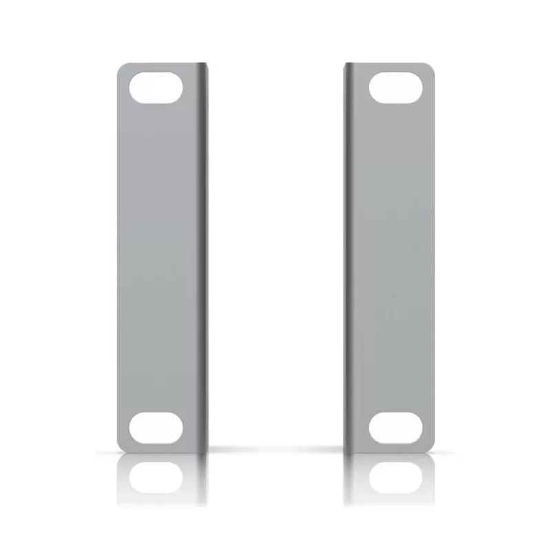 Kit di montaggio Ubiquiti UACC-Rack-Ear-2U acciaio zincato grigio