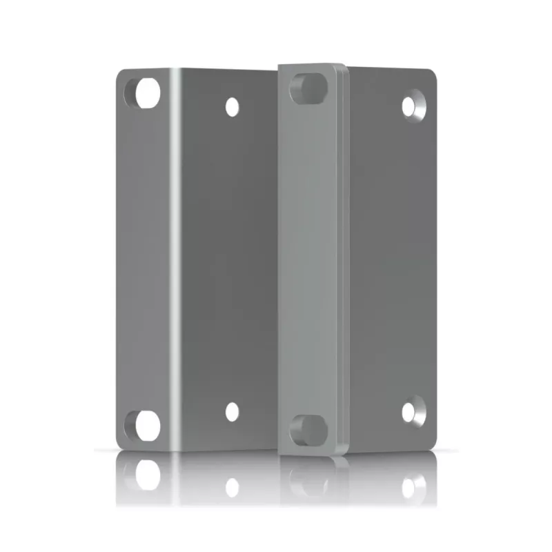 Kit di montaggio Ubiquiti UACC-Rack-Ear-2U acciaio zincato grigio