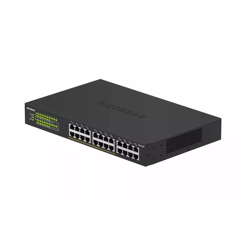NETGEAR GS324P Unmanaged Gigabit Ethernet (10/100/1000) Power over Ethernet (PoE) 1U nero