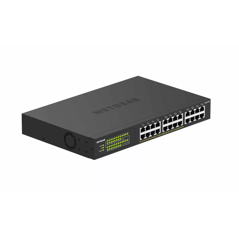 NETGEAR GS324P Unmanaged Gigabit Ethernet (10/100/1000) Power over Ethernet (PoE) 1U nero