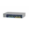 NETGEAR switch 8 porte Ultra60 PoE++ Multi-Gigabit (2,5G) Ethernet Plus Managed L2/L3 2.5G Ethernet (100/1000/2500) Power over Ethernet (PoE) grigio