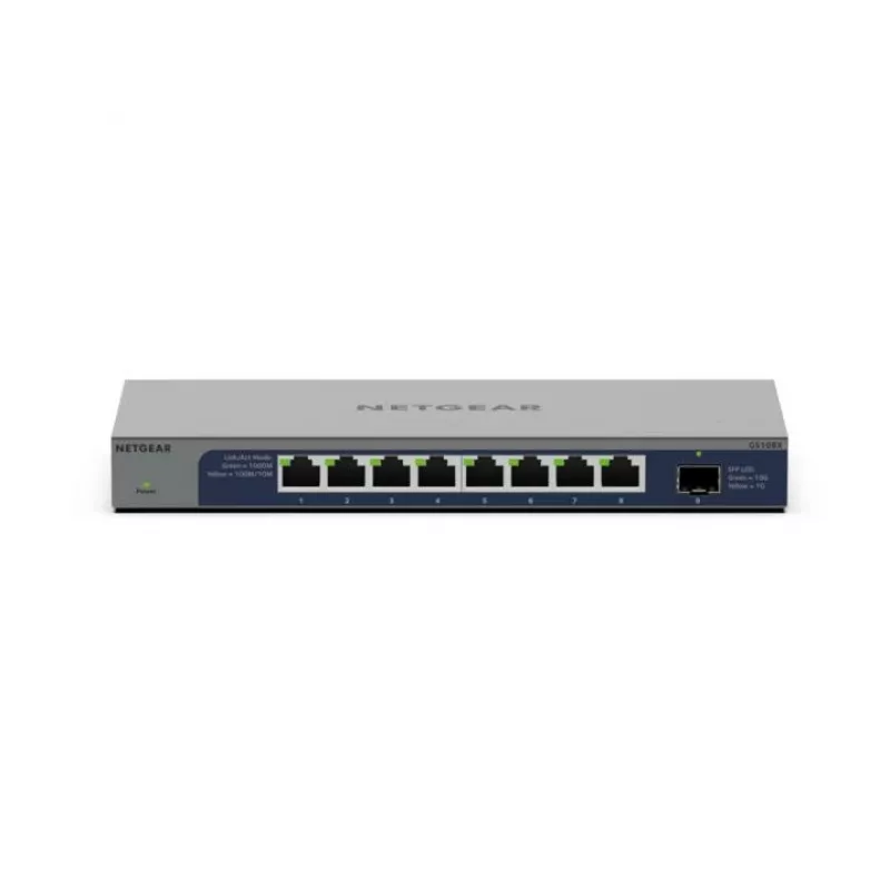 NETGEAR GS108X Unmanaged L2 Gigabit Ethernet (10/100/1000) grigio
