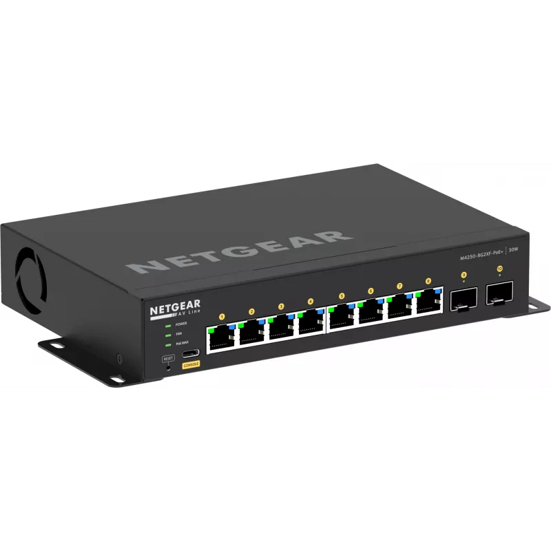 Switch gestito NETGEAR GSM4210PX 8x1G PoE+ 220W 2xSFP+