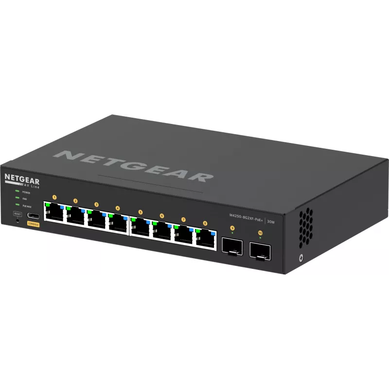 Switch gestito NETGEAR GSM4210PX 8x1G PoE+ 220W 2xSFP+