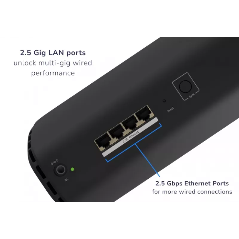 NETGEAR RBE870B tri-band (2,4 GHz / 5 GHz / 6 GHz) Wi-Fi 7 (802.11be) nero 4 interno