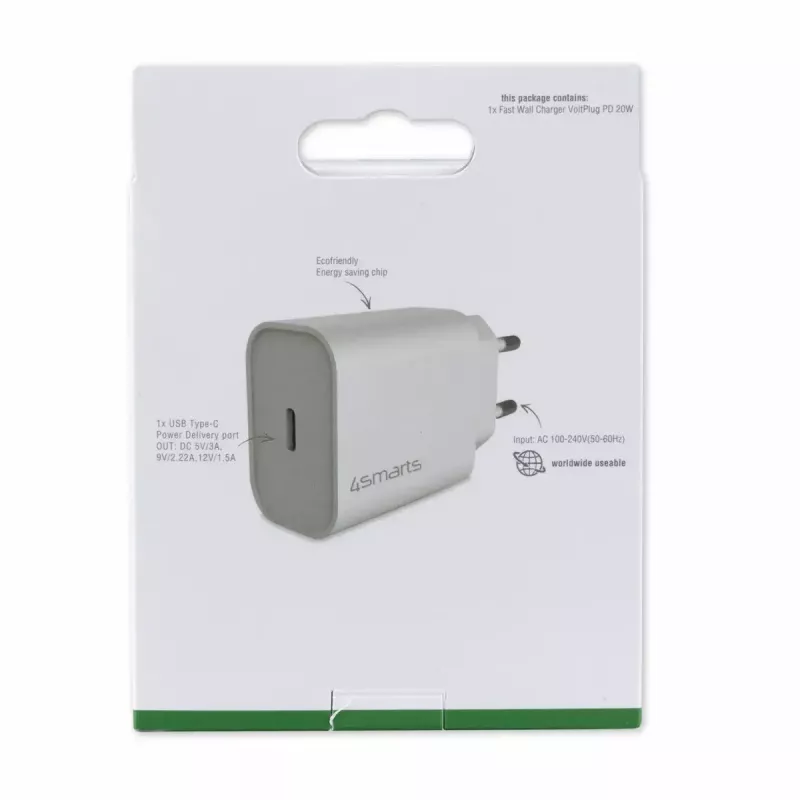 Caricabatterie per interni 4smarts 465575 universale bianco USB