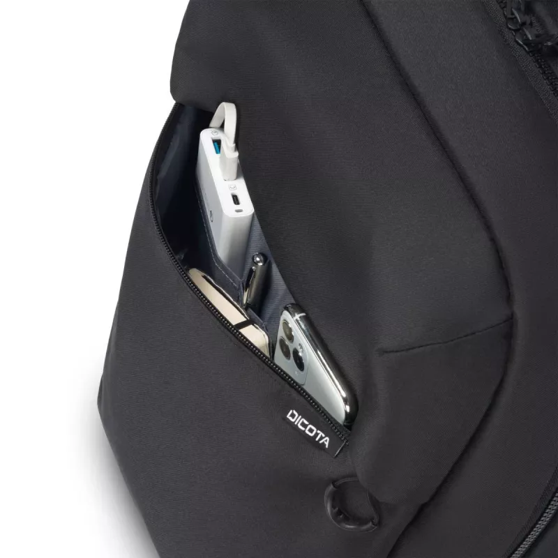 DICOTA Commuter - zaino per notebook 13-16 pollici - nero / 300d Rpet poliestere