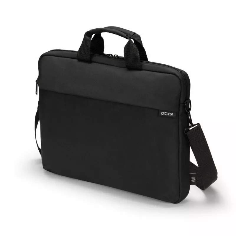DICOTA slim Case One - borsa per notebook 13-14.1in - nero / 300d poliestere PET riciclato