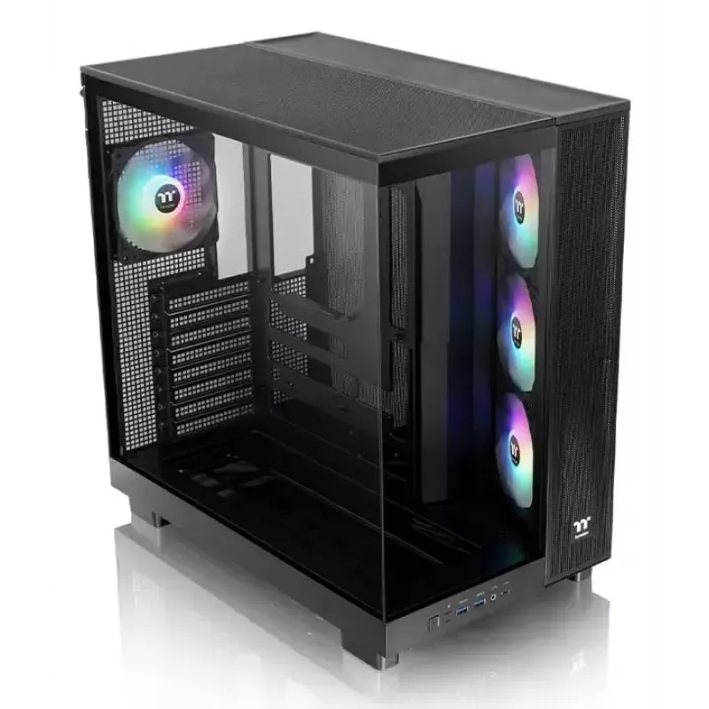 Case per PC Thermaltake View 380 XL TG ARGB Midi Tower nero