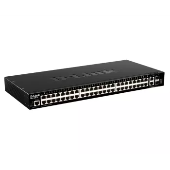 Switch di rete D-Link DGS-1520-52/E Managed L3 10G Ethernet (100/1000/10000) 1U nero
