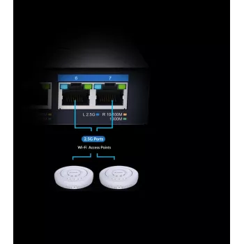 Switch non gestito D-Link 7 porte Multi-Gigabit