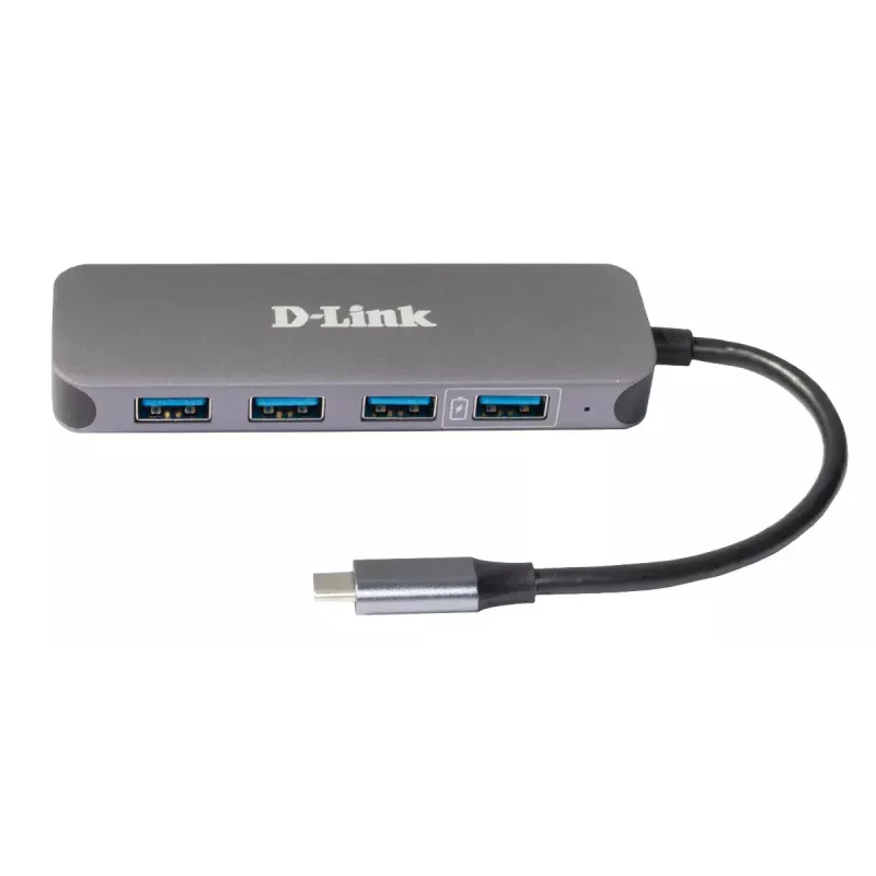 Hub USB D-Link DUB-2340 USB-C 4 porte USB 3.0 Power Delivery 60W