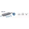 Hub USB D-Link DUB-2340 USB-C 4 porte USB 3.0 Power Delivery 60W