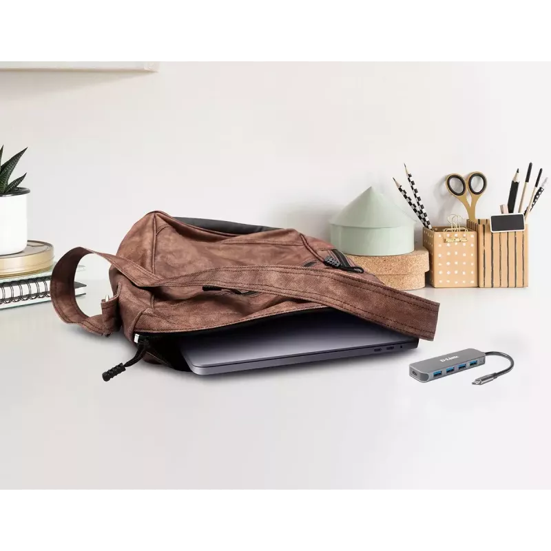 Hub USB D-Link DUB-2340 USB-C 4 porte USB 3.0 Power Delivery 60W