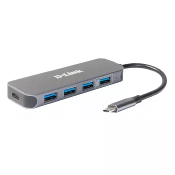 Hub USB D-Link DUB-2340 USB-C 4 porte USB 3.0 Power Delivery 60W
