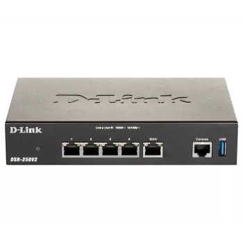 Router desktop D-Link DSR-250V2 Wireless Gigabit Ethernet nero