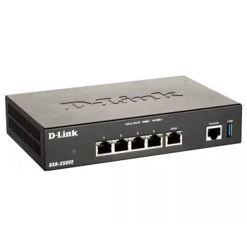 Router desktop D-Link DSR-250V2 Wireless Gigabit Ethernet nero