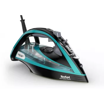 Tefal Ultimate Pure FV9844 ferro da stiro a secco e a vapore suola Durilium Autoclean 3200 W nero, blu