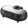 Unold 48165 macchina per pancake American, 2 crêpe, 13,5 cm, 1000 W, nera / acciaio inox spazzolato