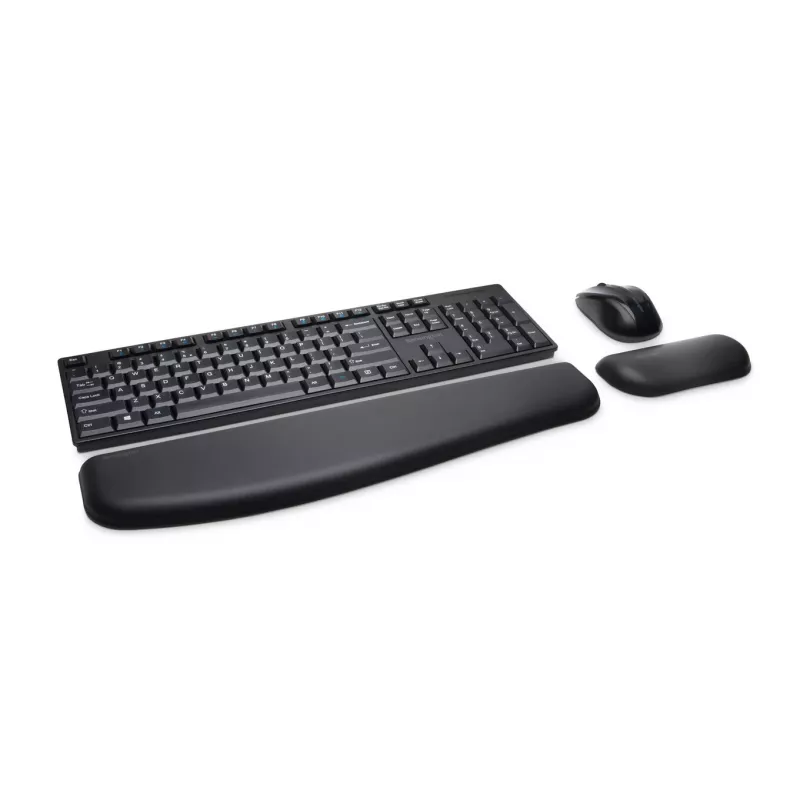 Kensington Pro Fit Wireless Desktop - Germania, full-size (100%), wireless, RF wireless, QWERTZ, nero, mouse incluso