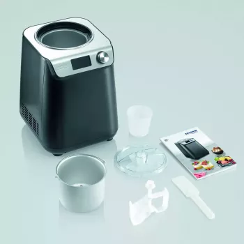 Gelatiera Severin EZ 7407 1,2 L 135 W nero acciaio inox