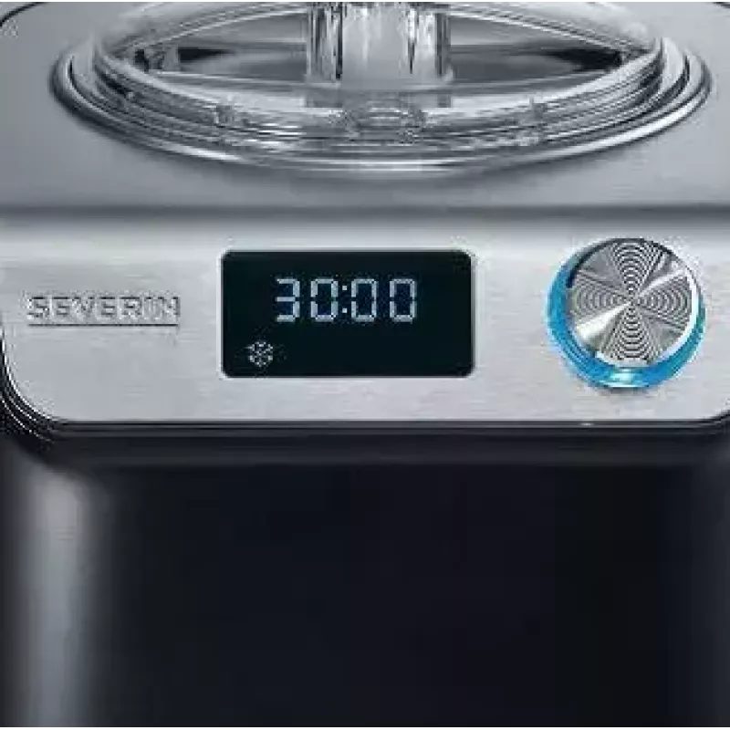 Gelatiera Severin EZ 7407 1,2 L 135 W nero acciaio inox