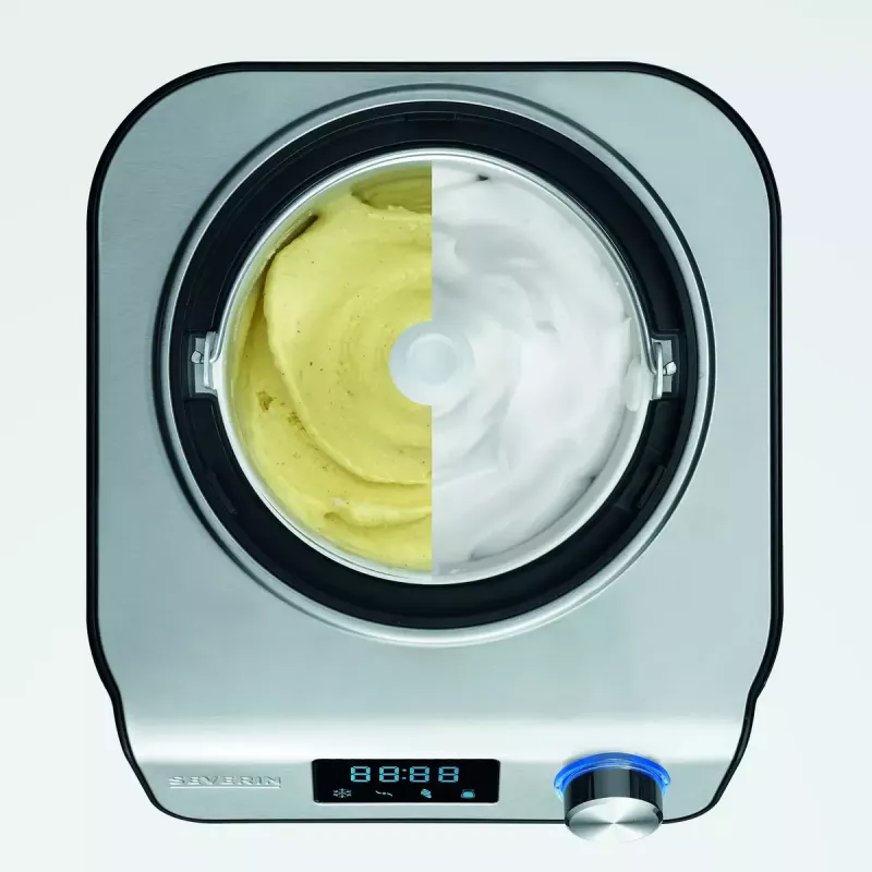 Gelatiera Severin EZ 7407 1,2 L 135 W nero acciaio inox