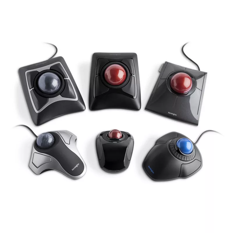 Kensington Expert mouse trackball wireless, ambidestro, ottico, RF wireless + Bluetooth, 400 DPI, nero