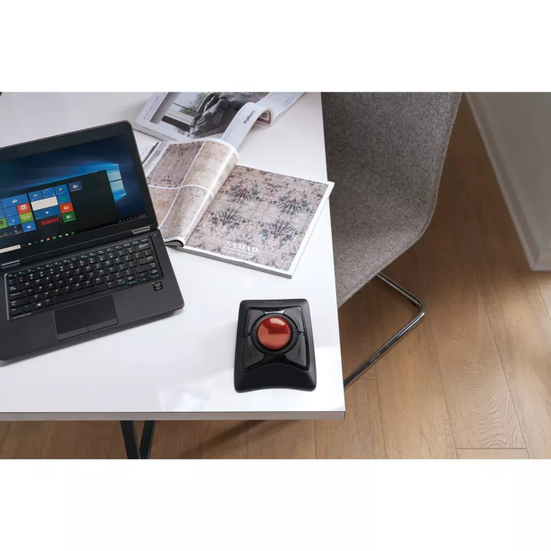 Kensington Expert mouse trackball wireless, ambidestro, ottico, RF wireless + Bluetooth, 400 DPI, nero