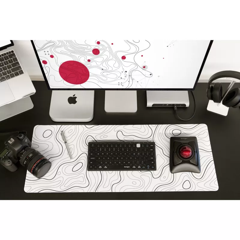 Kensington Expert mouse trackball wireless, ambidestro, ottico, RF wireless + Bluetooth, 400 DPI, nero