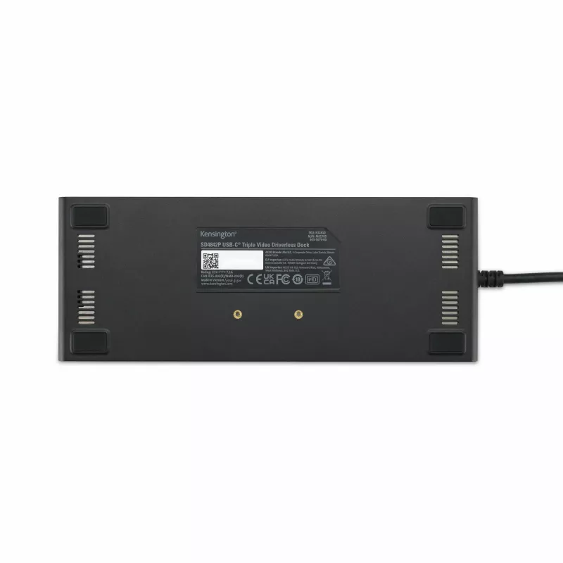 Kensington SD4842P EQ USB-C 10Gbps Docking Station Triple Video Driverless con 100W Power Delivery