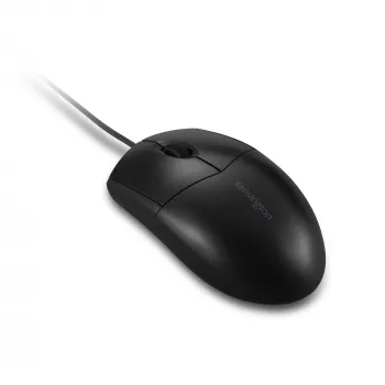 Mouse Kensington Pro Fit con filo, lavabile, ambidestro, ottico, USB, 1600 DPI, nero