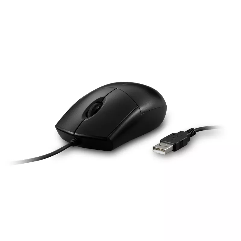 Mouse Kensington Pro Fit con filo, lavabile, ambidestro, ottico, USB, 1600 DPI, nero