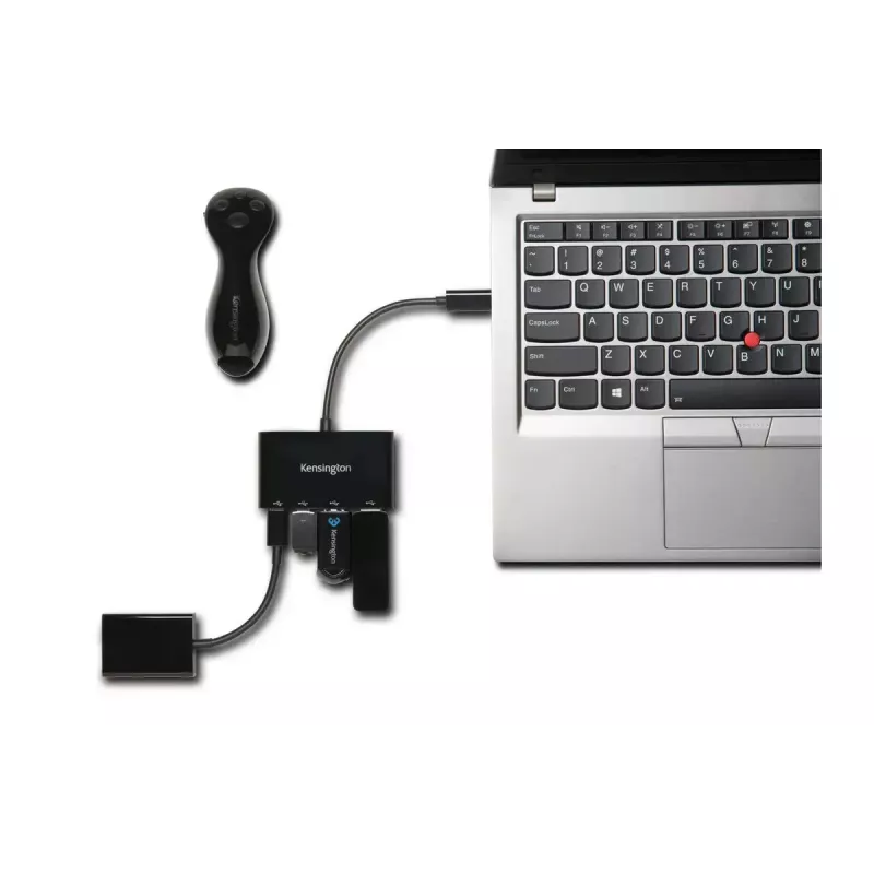 Kensington CH1000 Hub USB-C a 4 porte