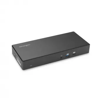 Kensington SD4781P EQ USB-C & USB-A Docking Station Dual 4K, con filo, USB 3.2 Gen 2 (3.1 Gen 2) Type-C, 100 W, 3,5 mm, 10,100,1000 Mbit/s, nero