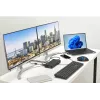 Kensington SD4781P EQ USB-C & USB-A Docking Station Dual 4K, con filo, USB 3.2 Gen 2 (3.1 Gen 2) Type-C, 100 W, 3,5 mm, 10,100,1000 Mbit/s, nero