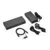 Kensington SD4781P EQ USB-C & USB-A Docking Station Dual 4K, con filo, USB 3.2 Gen 2 (3.1 Gen 2) Type-C, 100 W, 3,5 mm, 10,100,1000 Mbit/s, nero