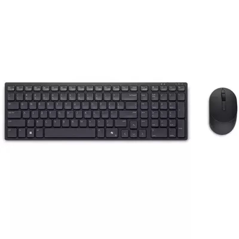 Set tastiera e mouse DELL KM555 Universal RF Wireless + Bluetooth QWERTZ Tedesca nero