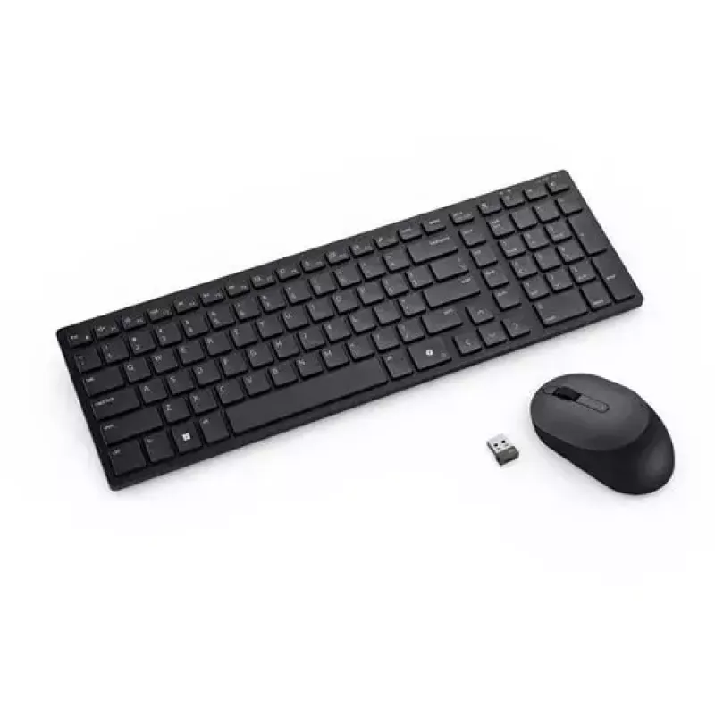 Set tastiera e mouse DELL KM555 Universal RF Wireless + Bluetooth QWERTZ Tedesca nero